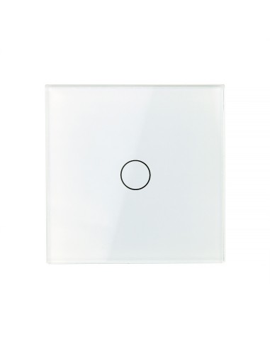 Włącznik dotykowy pojedynczy schodowo-krzyżowy Livolo WiFi (EC) Biały