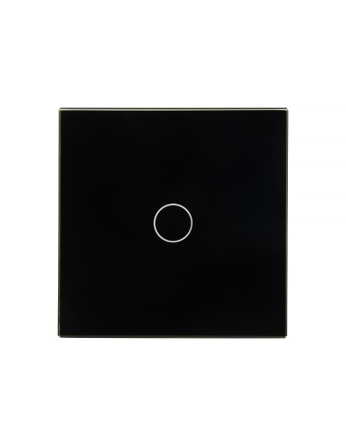 Włącznik dotykowy pojedynczy schodowo-krzyżowy Livolo WiFi (EC) Czarny
