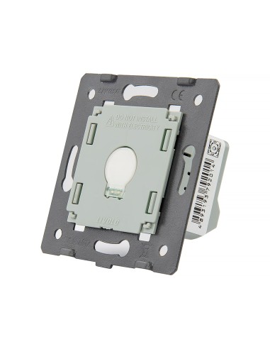 Włącznik dotykowy pojedynczy schodowo-krzyżowy Livolo WiFi (EC) Czarny