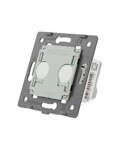 Włącznik dotykowy podwójny schodowo-krzyżowy Livolo WiFi (EC) Szary