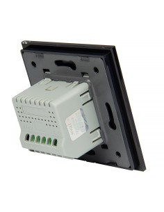 Włącznik dotykowy podwójny Livolo WiFi (EC) Czarny