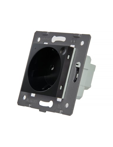 Wkład gniazda wtykowego Livolo 230V WiFi EC Czarny