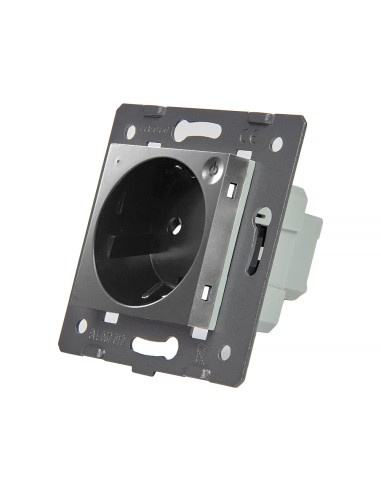 Wkład gniazda wtykowego Livolo 230V WiFi EC Szary