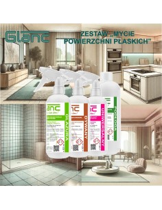 Zestaw Glanc Mycie Powierzchni Płaskich - 4 produkty