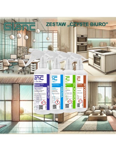 Zestaw Czyste Biuro marki Glanc - 4 produkty