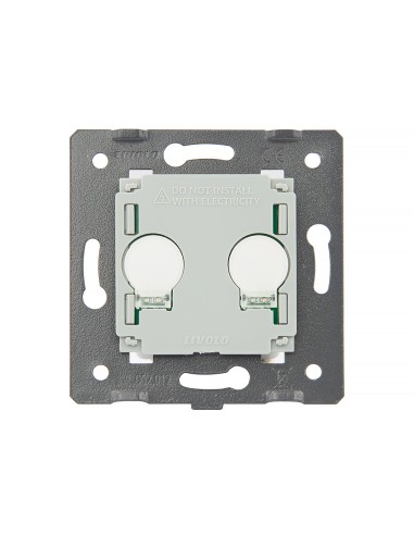 Włącznik dotykowy podwójny impulsowy LIVOLO VL-C702IH Biały