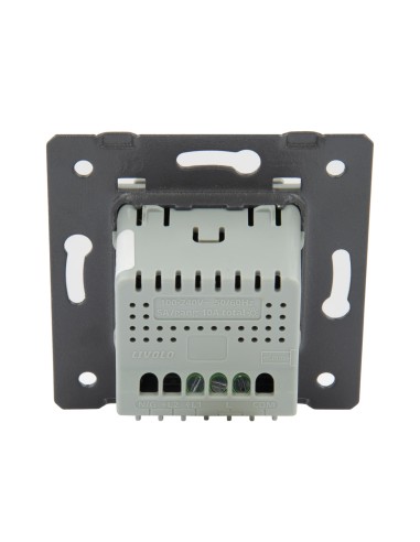 Włącznik dotykowy dziewięciokrotny (1+2+2+2+2) LIVOLO VL-C7012222 Szary