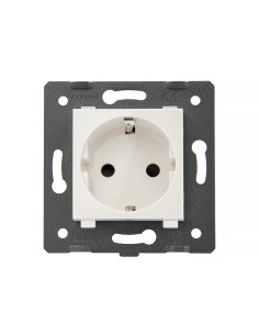 Gniazdo 230V 16A z włącznikiem dotykowym potrójnym LIVOLO 70111G Biały