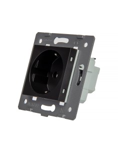 Gniazdo 5x230V 16A LIVOLO Czarny