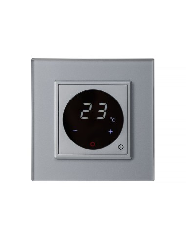 Termostat LIVOLO WiFi EC + Ramka pojedyncza Szary