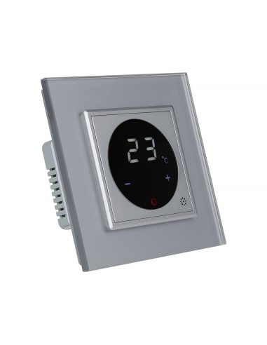 Termostat LIVOLO WiFi EC + Ramka pojedyncza Szary