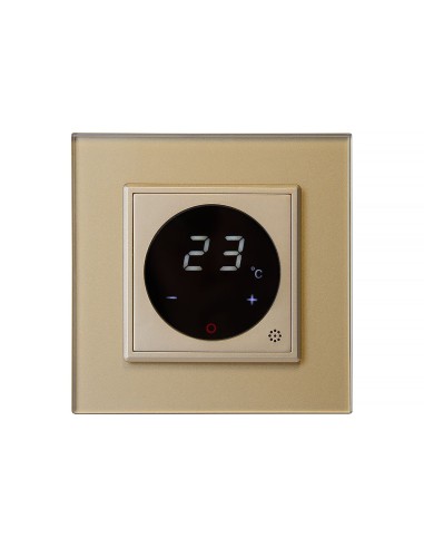 Termostat LIVOLO WiFi EC + Ramka pojedyncza Złoty