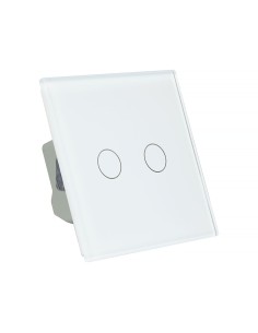Włącznik dotykowy podwójny impulsowy LIVOLO VL-C702IH Biały