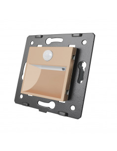 Moduł czujnika ruchu z lampką LIVOLO Szampański