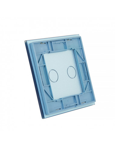 Podwójny panel szklany LIVOLO 702  Niebieski