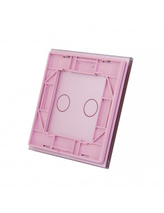 Podwójny panel szklany LIVOLO 702  Różowy