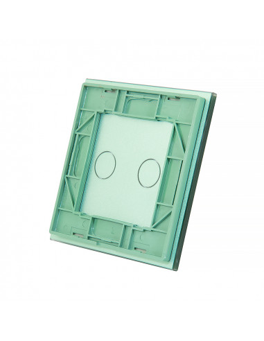 Podwójny panel szklany LIVOLO 702  Zielony