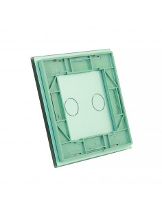 Podwójny panel szklany LIVOLO 702  Zielony