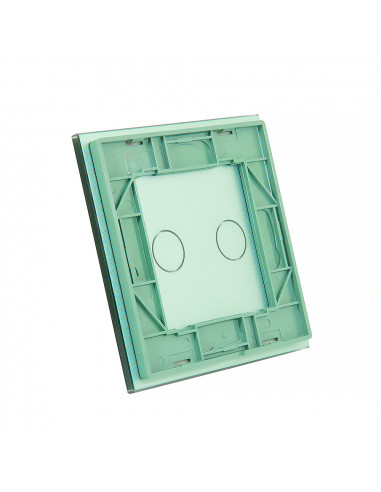 Podwójny panel szklany LIVOLO 702  Zielony