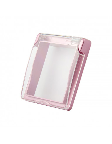 Nakładka bryzgoszczelna na gniazdo 230V Różowy