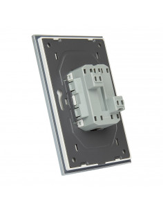 Podwójne gniazdo wtykowe Livolo do jednej puszki 230V 16A Biały