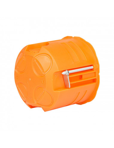 Puszka instalacyjna 60mm do G/K i pustych ścian Pomarańczowa