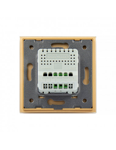 Włącznik dotykowy pojedynczy LIVOLO VL-C701 Złoty