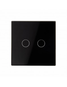 Włącznik dotykowy podwójny LIVOLO VL-C702 Czarny
