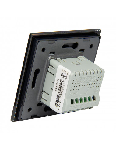 Włącznik dotykowy podwójny LIVOLO VL-C702 Czarny