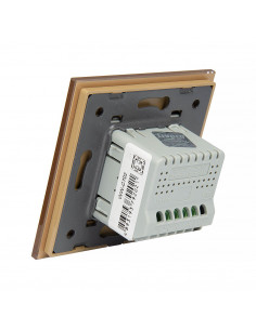 Włącznik dotykowy podwójny LIVOLO VL-C702 Złoty