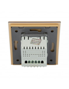 Włącznik dotykowy podwójny LIVOLO VL-C702 Złoty