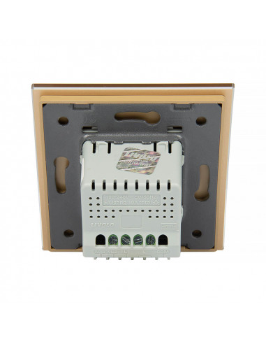 Włącznik dotykowy podwójny LIVOLO VL-C702 Złoty