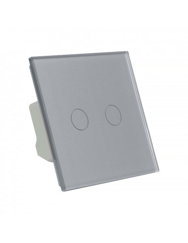 Włącznik dotykowy podwójny LIVOLO VL-C702 Szary