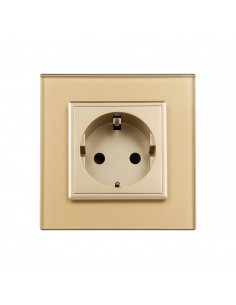 Gniazdo 230V 16A LIVOLO Złoty