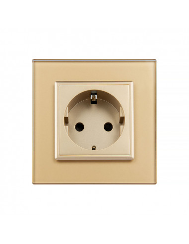 Gniazdo 230V 16A LIVOLO Złoty