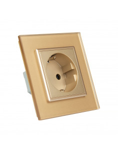 Gniazdo 230V 16A LIVOLO Złoty