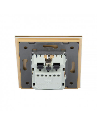 Gniazdo 230V 16A LIVOLO Złoty