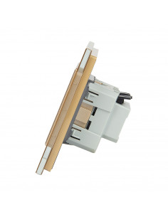 Gniazdo 230V 16A LIVOLO Złoty