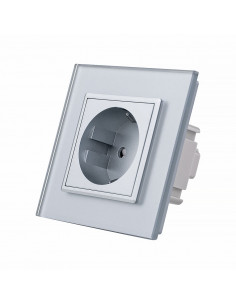 Gniazdo 230V 16A LIVOLO Szary