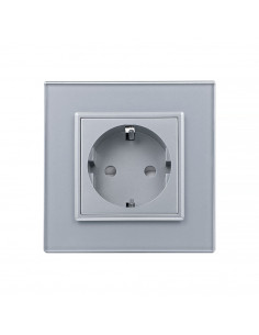 Gniazdo 230V 16A LIVOLO Szary