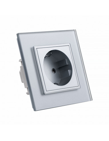 Gniazdo 230V 16A LIVOLO Szary