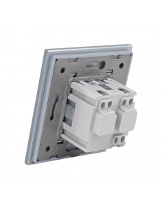 Gniazdo 230V 16A LIVOLO Szary