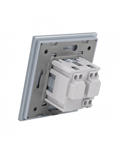 Gniazdo 230V 16A LIVOLO Szary