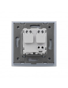 Gniazdo 230V 16A LIVOLO Szary