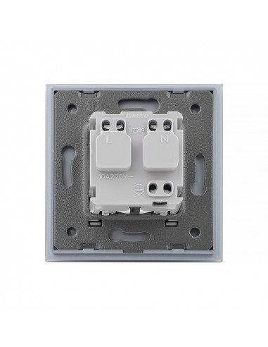 Gniazdo 230V 16A LIVOLO Szary