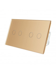 Włącznik dotykowy podwójny + podwójny VL-C7022-63