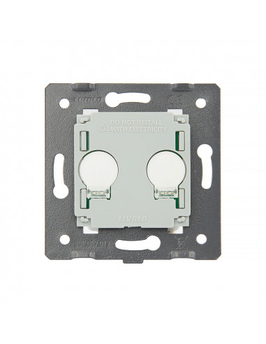 Włącznik dotykowy podwójny LIVOLO VL-C702 Biały