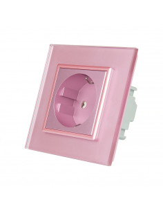 LIVOLO  Gniazdo 230V 16A / Różowy