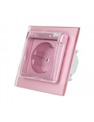 LIVOLO Gniazdo hermetyczne 230V 16A / Różowy
