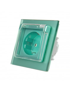 LIVOLO Gniazdo hermetyczne 230V 16A / Zielony